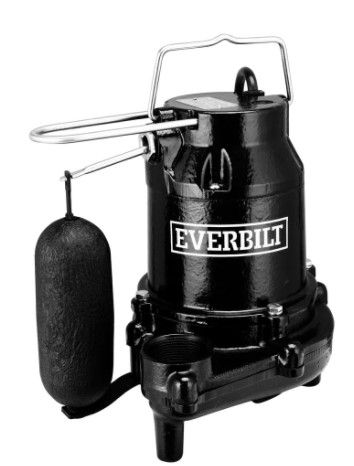 Photo 1 of ***PARTS ONLY***
**USED/RUSTED**
Everbilt 1/2 HP Cast Iron Sump Pump