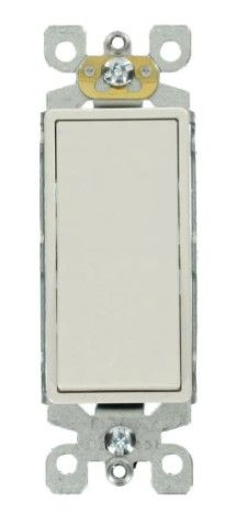 Photo 1 of *MISSING 2*
Leviton Decora 15 Amp 3-Way Specialty Light Switch, White (10-Pack)