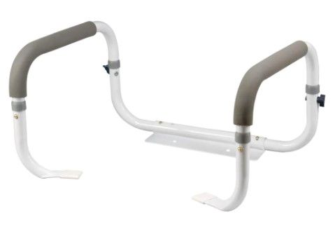 Photo 1 of *may be MISSING some hardware*
Glacier Bay Toilet Support Rail Adjustable Grab Bar