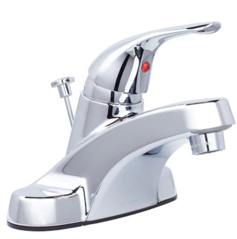 Photo 1 of 
Glacier Bay
Aragon 4 in. Centerset Single-Handle Low-Arc Bathroom Faucet in Chrome