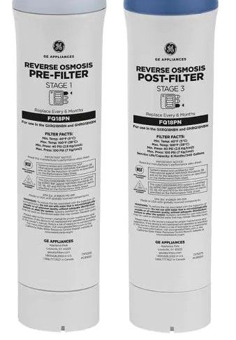 Photo 1 of *READ BELOW*  GE
Reverse Osmosis Replacement Filter Set