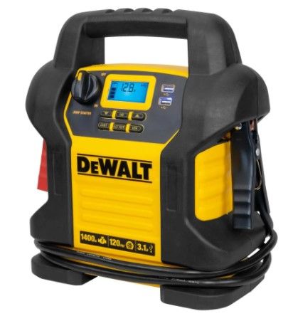 Photo 1 of *USED*
DEWALT 1400 Peak Amp Portable Car Jump Starter with Digital Compressor