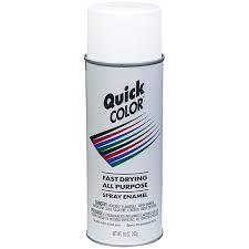 Photo 1 of *possibly USED*
Quick Color 10 oz. Gloss White General Purpose Spray Paint, 4 pk