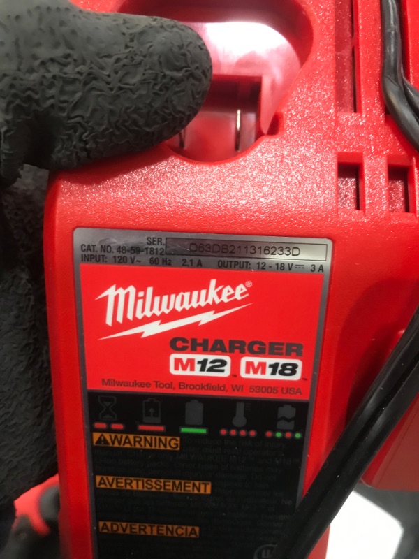 Photo 7 of *USED*
*SEE last picture for damage*
Milwaukee M18 18-Volt Lithium-Ion Cordless Drill Driver/Impact Driver Combo Kit w/ Two 1.5Ah Batteries, Charger Tool Bag (2-Tool)