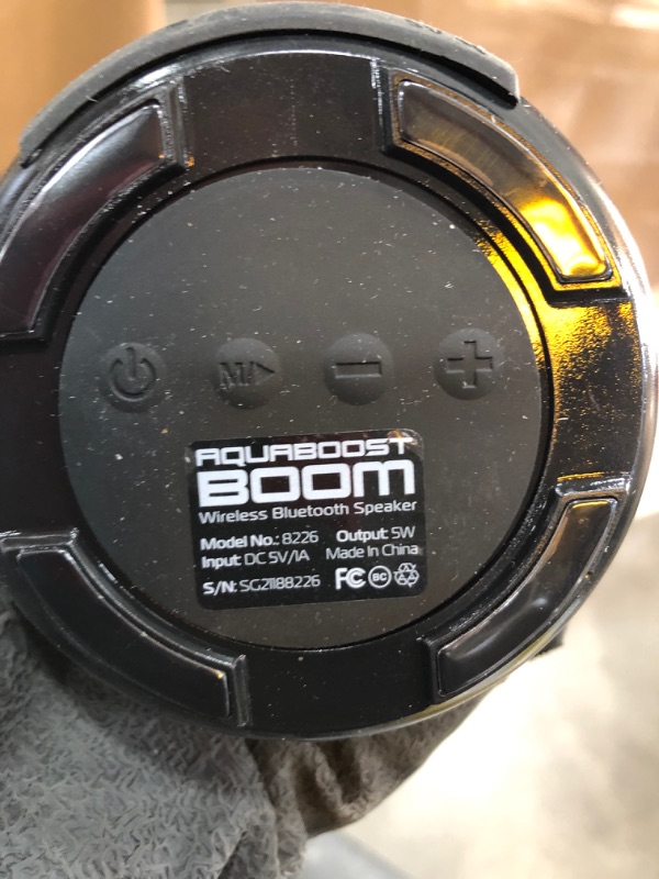 Photo 4 of *possibly USED*
Tzumi Aquaboost Boom V2 Outdoor Waterproof Speaker