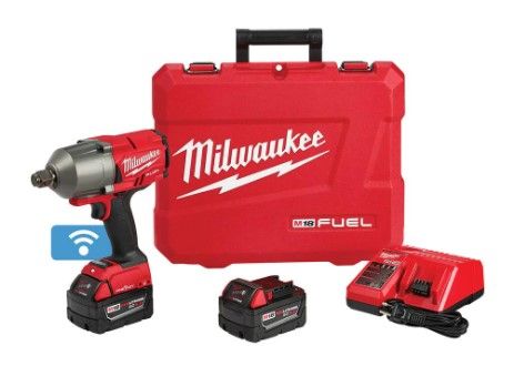 Photo 1 of *USED*
*MISSING batteries and manual*
Milwaukee M18 FUEL ONE-KEY 18-Volt Lithium-Ion Brushless Cordless 3/4 in. Impact Wrench w/Friction Ring Kit w/(2) 5.0Ah Batteries