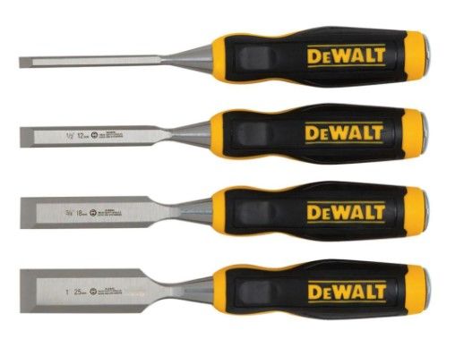 Photo 1 of *MISSING 1 chisel*
DEWALT Wood Chisel Set (4-Piece)