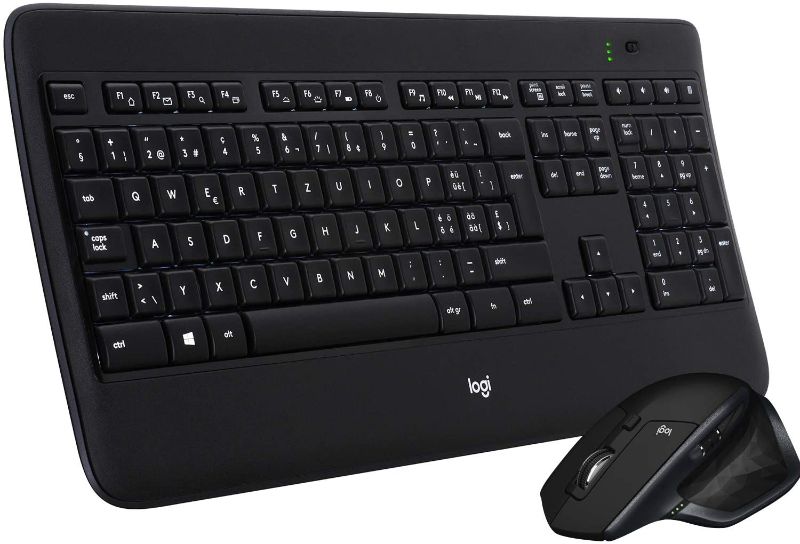 Photo 1 of Logitech MX900 Performance Premium Backlit Keyboard and MX Master Mouse Combo , Black
