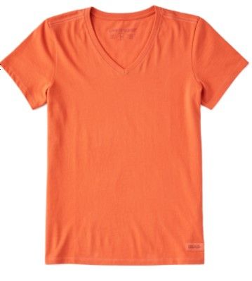 Photo 1 of SMALL Cielo soft and sexy orange v-neck shirt (photo for reference)