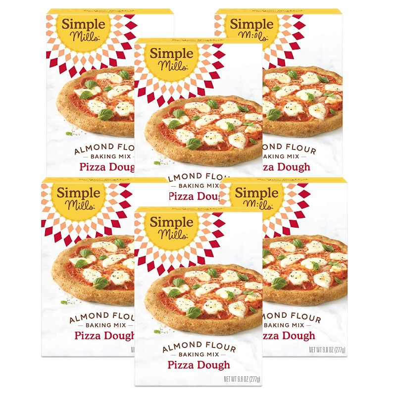 Photo 1 of **EXPIRED 12/17/2021** Simple Mills Almond Flour, Cauliflower Pizza Dough Mix, Gluten Free, Made with whole foods, 3 Count (Packaging May Vary)