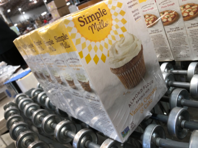 Photo 3 of **EXPIRED 01/18/2022** Simple Mills Almond Flour Baking Mix, Gluten Free Vanilla Cake Mix, Muffin pan ready, Good for Baking, Nutrient Dense, 11.5oz, 6 Count
