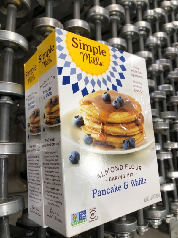 Photo 3 of **EXPIRED 01/19/2022** Simple Mills Almond Flour Pancake Mix & Waffle Mix, Gluten Free, Made with whole foods, (Packaging May Vary), 10.7 Ounce (Pack of 2)
