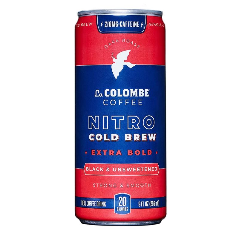 Photo 1 of BEST BY 5/23/2022 La Colombe Cold Brew Coffee - Nitro Extra Bold - 9 Fluid Ounce, 12 Count – Dark Roast, Singe-Origin - Made With Real Ingredients - Grab and Go Coffee
