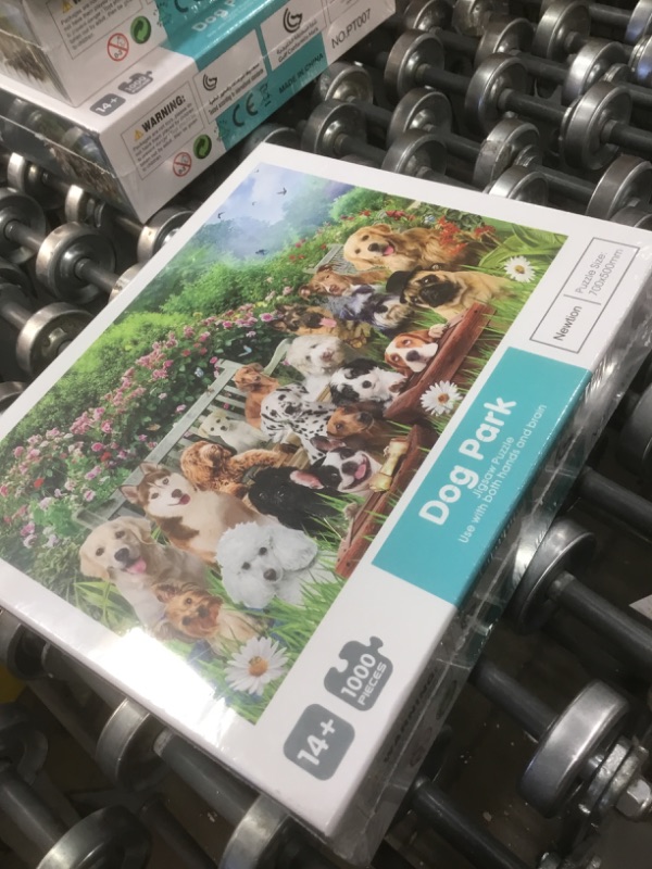 Photo 3 of JoyMountain Peak Dog Puzzles for Adults 1000 Piece - Doggie Photoshoot in a Dog Park - Premium Quality 1000 Piece Puzzles for Adults, HD Image with Non Glare Finish, No Puzzle Residue