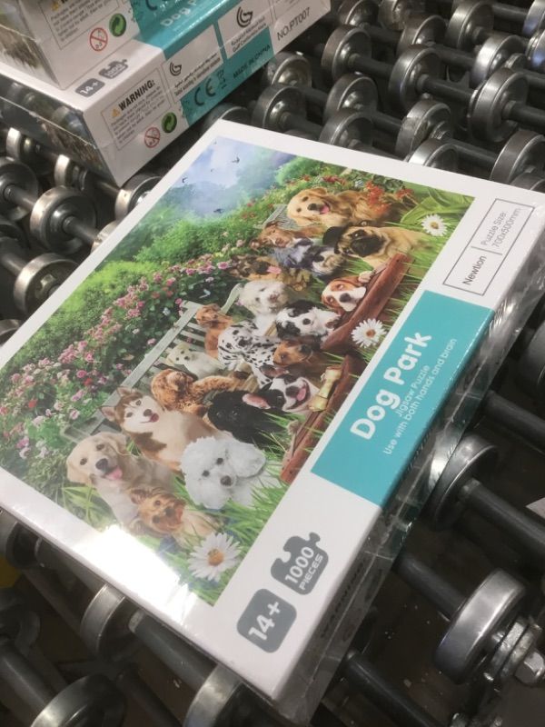 Photo 2 of JoyMountain Peak Dog Puzzles for Adults 1000 Piece - Doggie Photoshoot in a Dog Park - Premium Quality 1000 Piece Puzzles for Adults, HD Image with Non Glare Finish, No Puzzle Residue