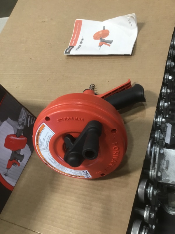 Photo 3 of RIDGID DRAIN SNAKE
PowerSpin Plus