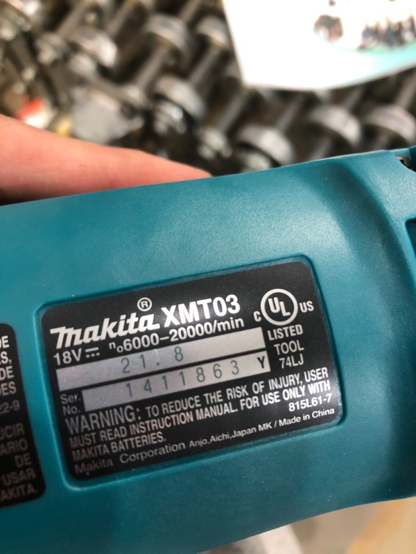 Photo 3 of Makita XMT03Z 18V LXT Lithium-Ion Cordless Multi-Tool, Tool Only
