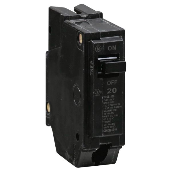 Photo 1 of 10 GE Thql1120 Single Pole Circuit Breaker, 15 Amp