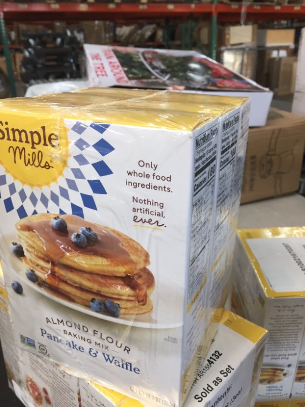 Photo 2 of 3 pack - Simple Mills Almond Flour Pancake Mix & Waffle Mix, Gluten Free