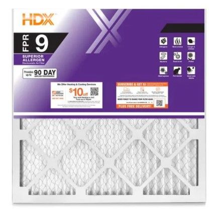 Photo 1 of 3 pack 20 in. x 20 in. x 1 in. Superior Pleated Air Filter FPR 9
