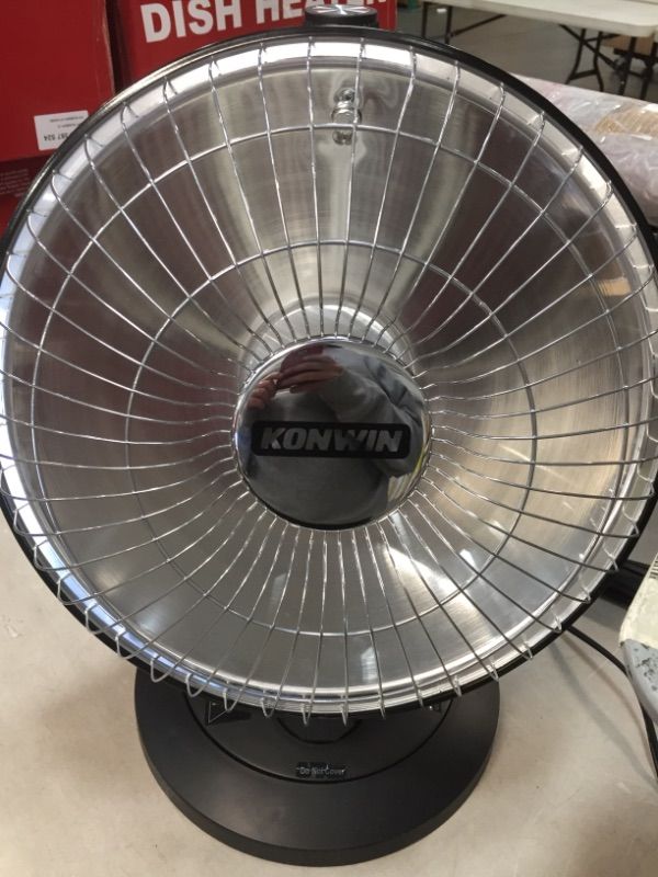Photo 1 of **VIEW COMMENT** 700/1000-Watt Oscillating Parabolic Dish Radiant Electric Portable Heater
