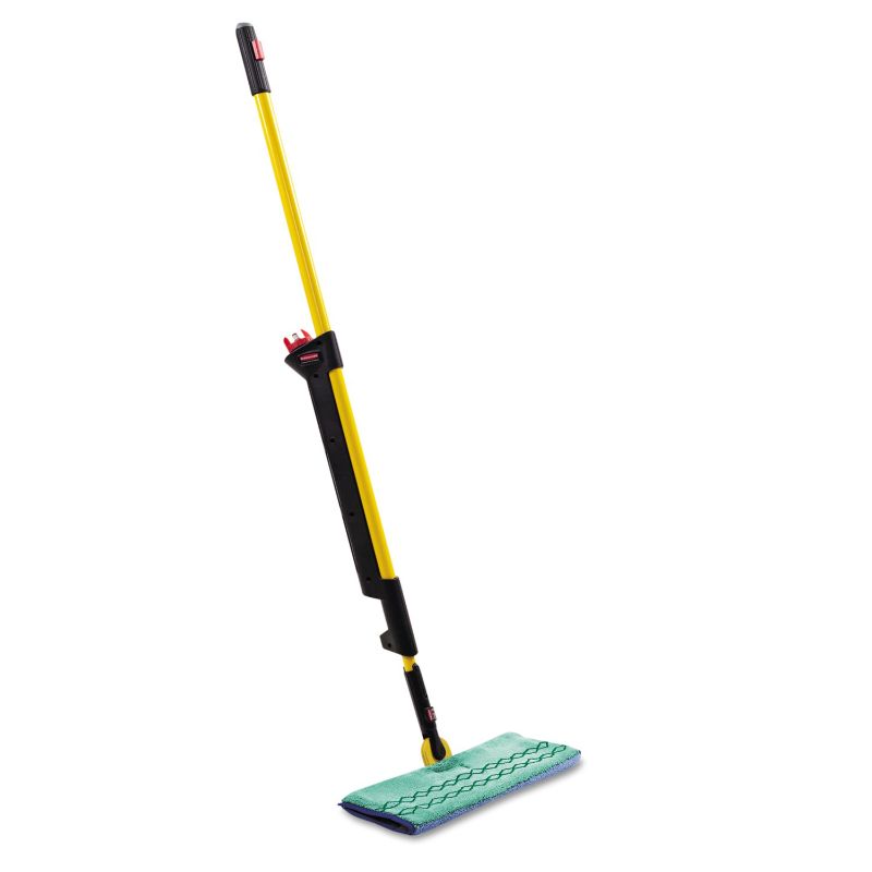 Photo 1 of (BENT END; MISSING MICROFIBER MOPS)
Rubbermaid Commercial 1835529 Pulse Microfiber Floor Cleaning System, Handle with Double-Sided Mop Frame,
