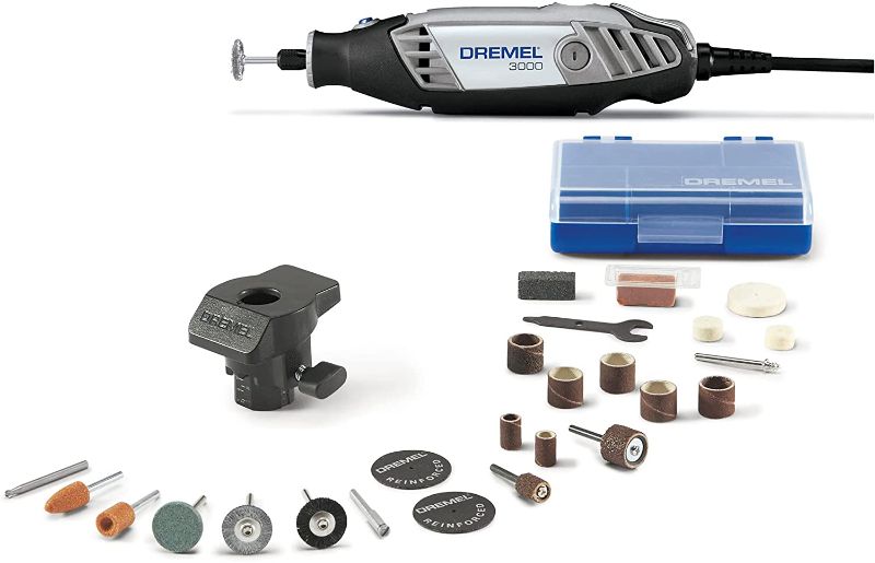 Photo 1 of (MISSING ALL BUT ONE ATTACHMENTS)
Dremel 3000-1/24 Variable Speed Rotary Tool Kit