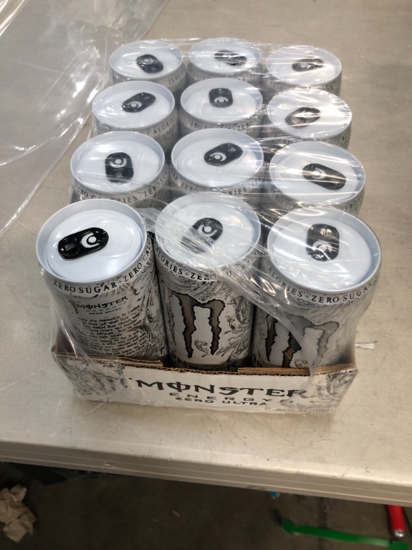 Photo 2 of (01MAY2020 PRODUCTION DATE)
Monster Energy Zero Ultra, Sugar Free Energy Drink, 10.5 Ounce (Pack of 12)
