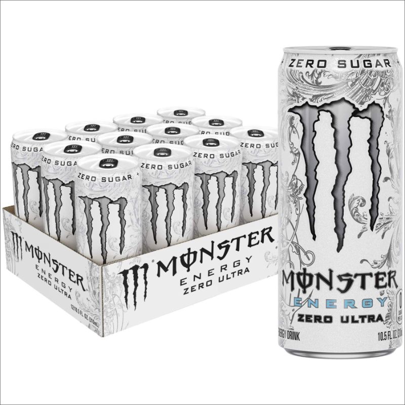 Photo 1 of (01MAY2020 PRODUCTION DATE)
Monster Energy Zero Ultra, Sugar Free Energy Drink, 10.5 Ounce (Pack of 12)
