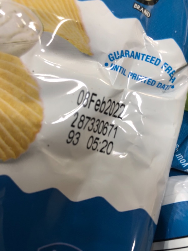 Photo 1 of (08FEB2022 GUARENTEED FRESH UNTIL DATE)
Ruffles Potato Chips, Original, 1oz 40 CT
