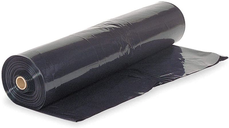 Photo 1 of - Black Plastic Sheeting - 4 mil - (3' x 100')  