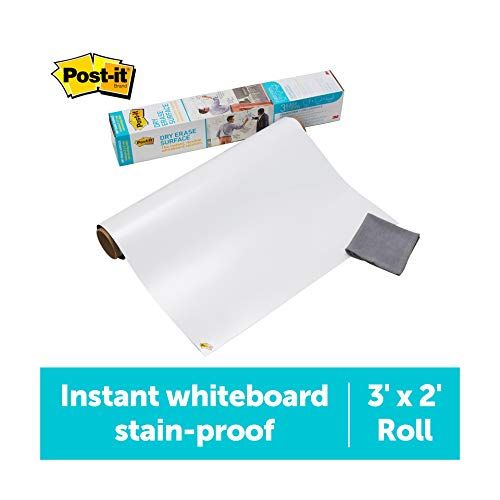 Photo 2 of Post-it Whiteboard Film (2ftx3ft) - Easy to Install and Stain Proof Dry Erase Film by 3M
