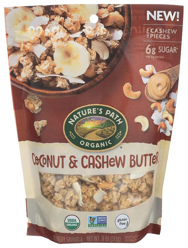 Photo 1 of  best by 10/02/2022 Natures Path Cocoa Cashew Granola, 11 Ounce -- 8 per case