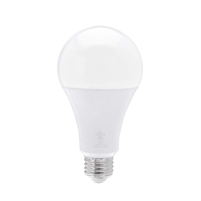 Photo 1 of 2 light bulbs AmazonCommercial 125 Watt Equivalent, 25000 Hours, Dimmable, 2000 Lumens, Energy Star Certified, High