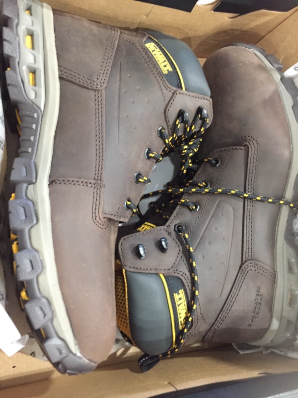 Photo 3 of DEWALT Men's Halogen 6'' Work Boots - Soft Toe - Brown Crazy Horse Size 13(M)