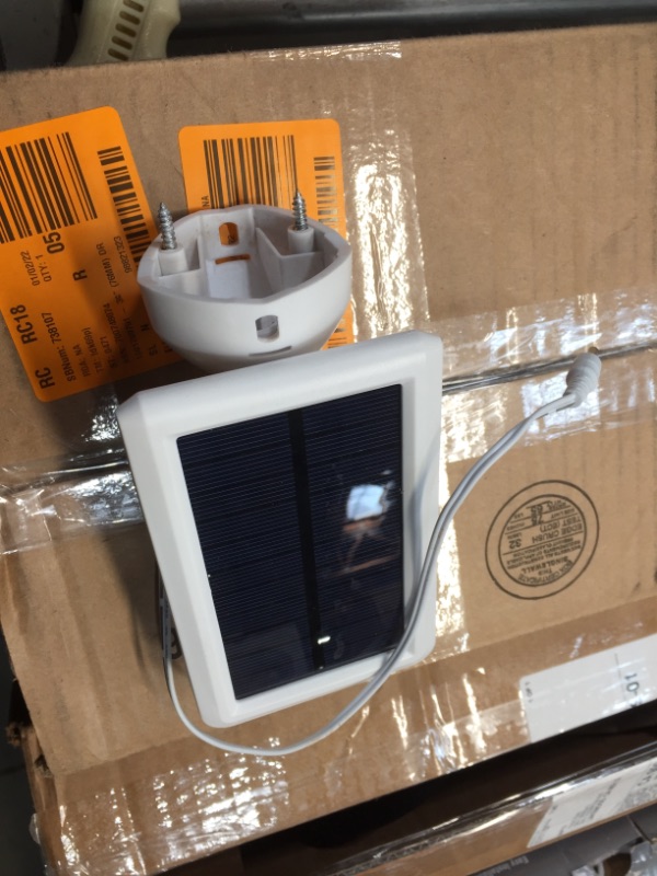 Photo 3 of 180° 2-Head White Solar Powered Motion Outdoor Integrated LED Flood Light