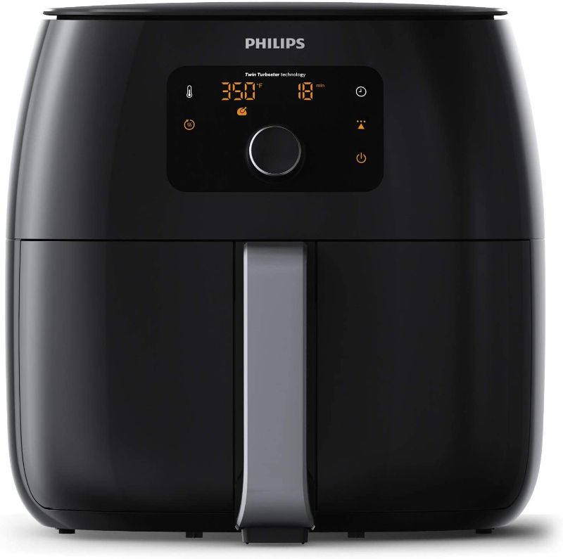 Photo 1 of Drawer doesn't close fully and cracked
Philips Premium Airfryer XXL with Fat Removal Technology, 3lb/7qt, Black, HD9650/96

//powers on
