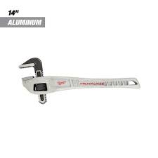 Photo 1 of 14 in. Aluminum Offset Pipe Wrench
