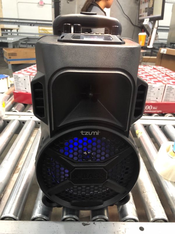 Photo 2 of Mega Bass LED Jobsite Speaker
