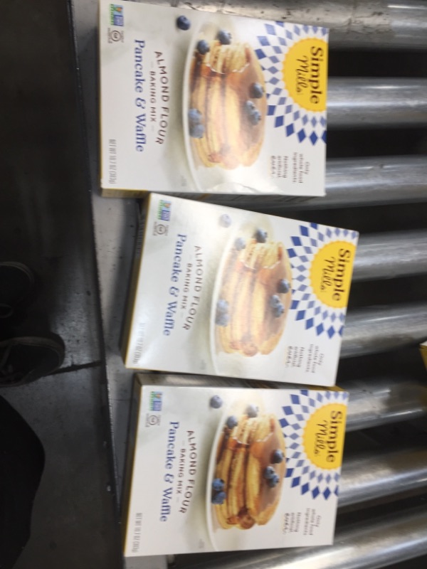 Photo 2 of *****01/19/2022*****Simple Mills Almond Flour Pancake Mix & Waffle Mix, Gluten Free, Made with whole foods, (Packaging May Vary), 10.7 Ounce (Pack of 3)
