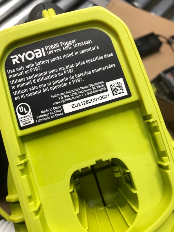 Photo 3 of RYOBI ONE+ 18-Volt Lithium-Ion Cordless Mister with 2.0 Ah Battery and Charger Included
