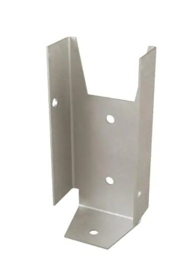 Photo 1 of MiTek 2 x 4 G185 20-Gauge Fence Bracket (60-Pack)