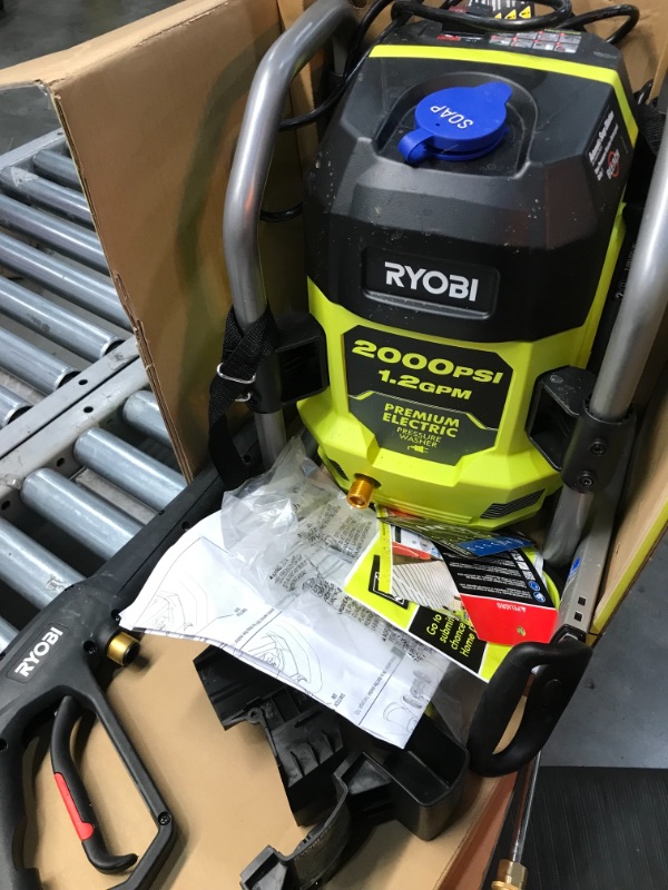 Photo 4 of RYOBI 2000 PSI 1.2 GPM Cold Water Electric Pressure Washer