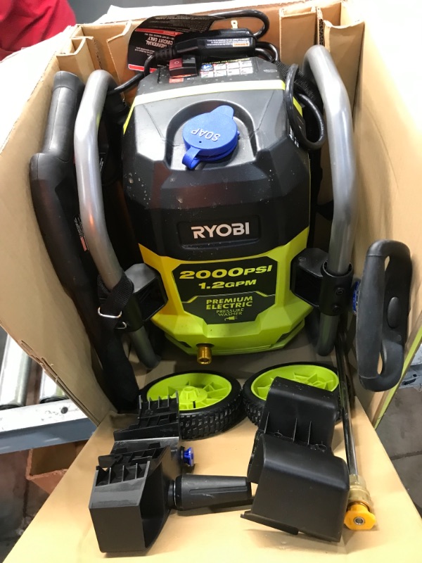 Photo 5 of RYOBI 2000 PSI 1.2 GPM Cold Water Electric Pressure Washer