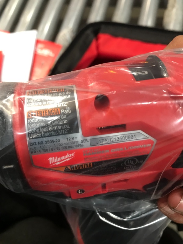 Photo 4 of Milwaukee M12 FUEL 12-Volt Lithium-Ion Brushless Cordless Hammer Drill and Impact Driver Combo Kit w/ 2 Batteries and Bag (2-Tool)