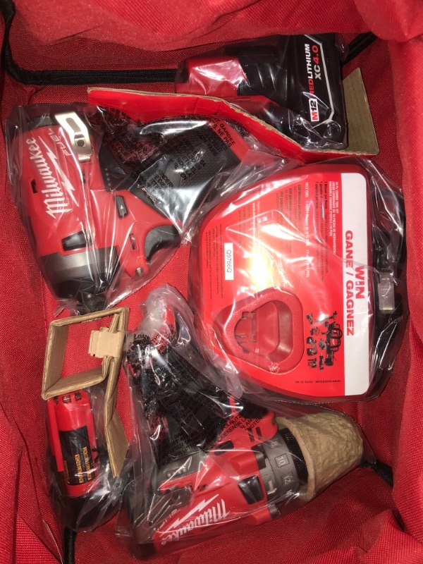 Photo 5 of Milwaukee M12 FUEL 12-Volt Lithium-Ion Brushless Cordless Hammer Drill and Impact Driver Combo Kit w/ 2 Batteries and Bag (2-Tool)