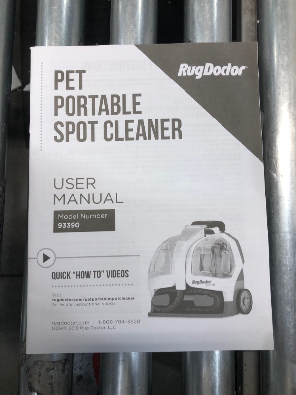 Photo 3 of Rug Doctor Pet Portable Spot Cleaner; Powerful, Versatile, and Lightweight with Dual Action Pet Tool; Neutralizes Odors and Powerfully Cleans Everyday Mess and Stains on Rugs, Carpets and Upholstery
