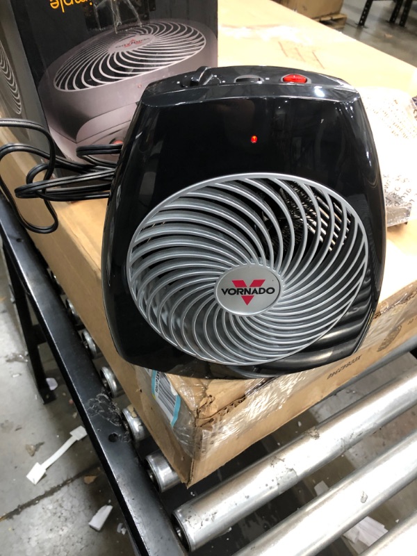 Photo 2 of TESTED WORKS WELL***Vornado 1,500 Watt Portable Electric Fan Compact Heater with Adjustable Thermostat