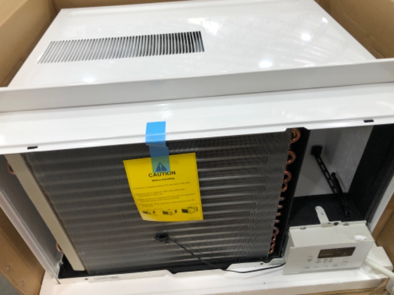 Photo 4 of 12,000 BTU 230/208-Volt Window Air Conditioner LW1221HRSM with Cool, Heat and WiFi in White
