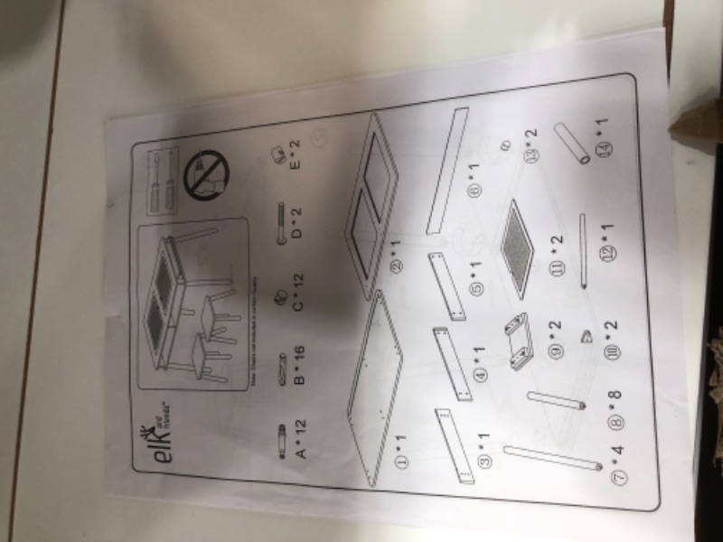 Photo 6 of Elk and Friends Kids/Toddler Multi Activity Table with 2 Chairs | Building Blocks Desk/Table with Storage | Craft Play Table Plus Paper Roll |Sensory Table
